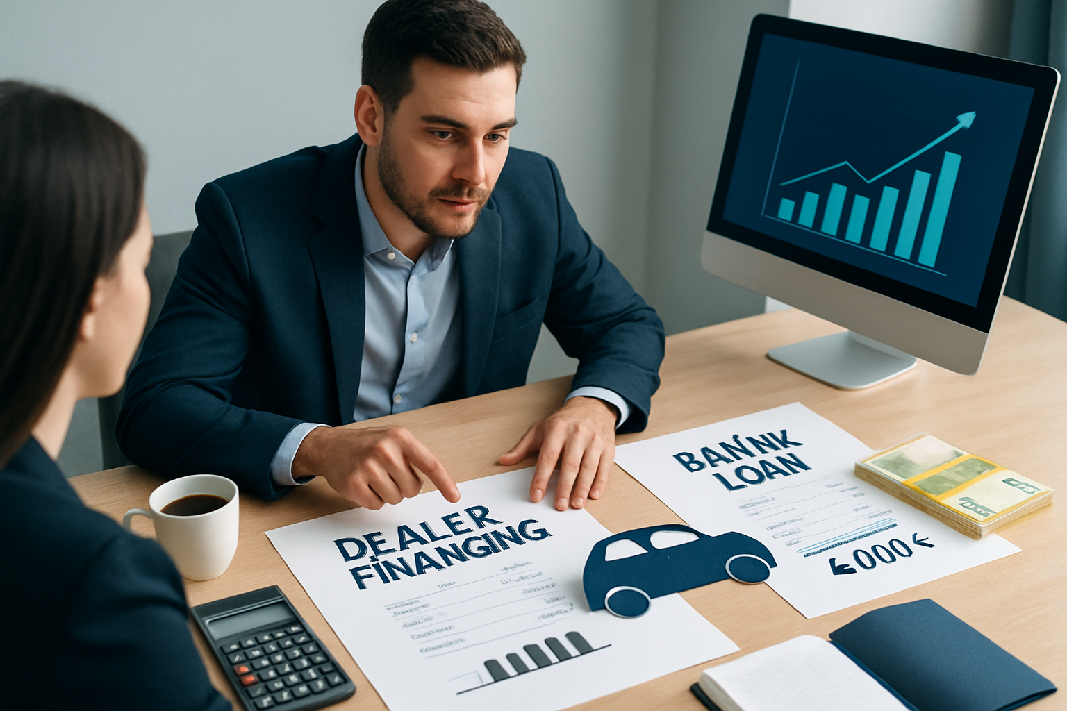 Händlerfinanzierung vs. Bankkredit – Vergleich der beiden Finanzierungsoptionen beim Autokauf